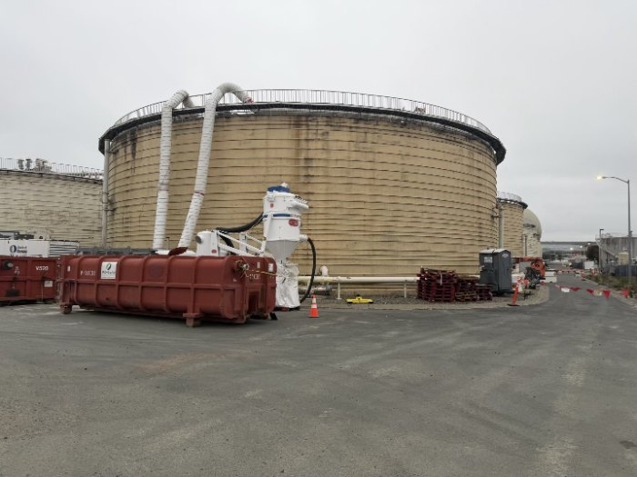 EBMUD digester rehabilitation coating inspection, Oakland CA